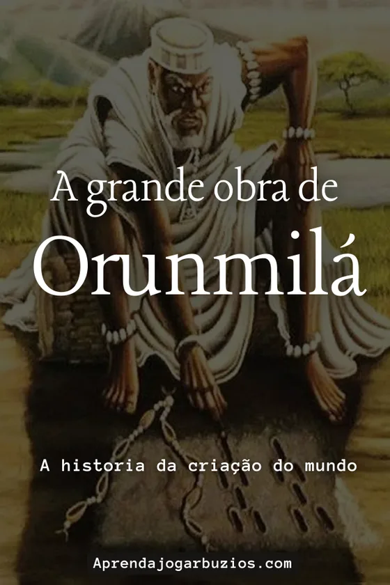 Capa do material A grande obra de Orunmilá — a história da criação do mundo