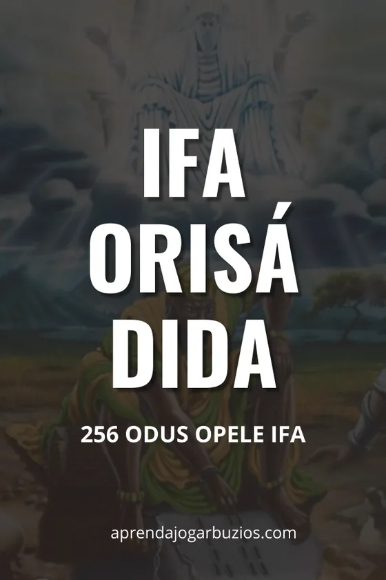 Capa do material Ifá Orisá Dida, sobre os 256 Odù do Òpèlè Ifá