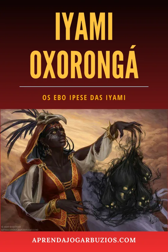 Capa do material Iyami Oxorongá — os ebó ipese das Iyami